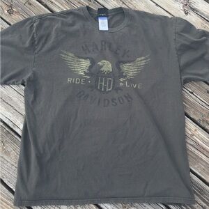Harley-Davidson Men's Olive T-Shirt